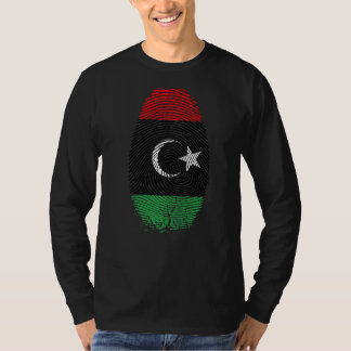 Libyscher Flagge Fingerabdruck Es ist in meiner DN T-Shirt