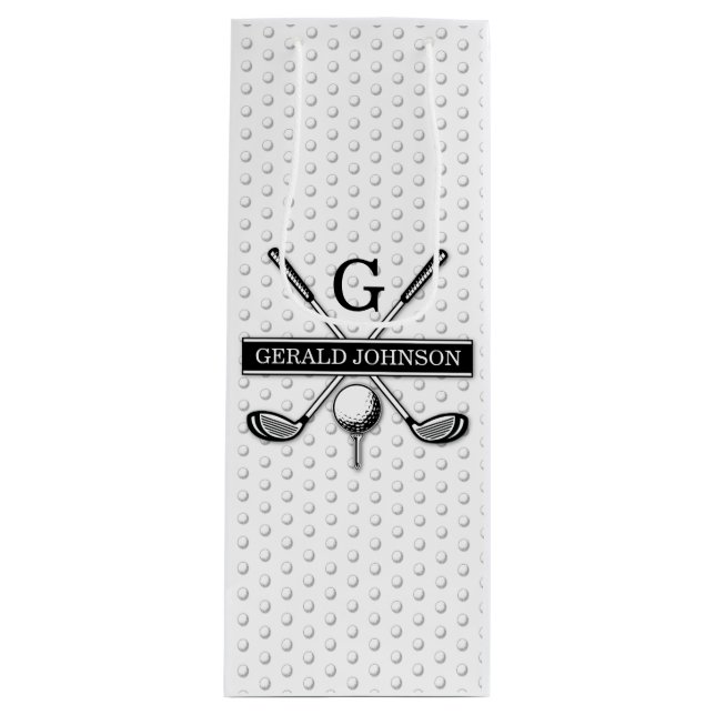 LIC- AUTOMOBILE CLUB-LOGO GESCHENKTÜTE FÜR WEINFLASCHEN (Vorderseite)