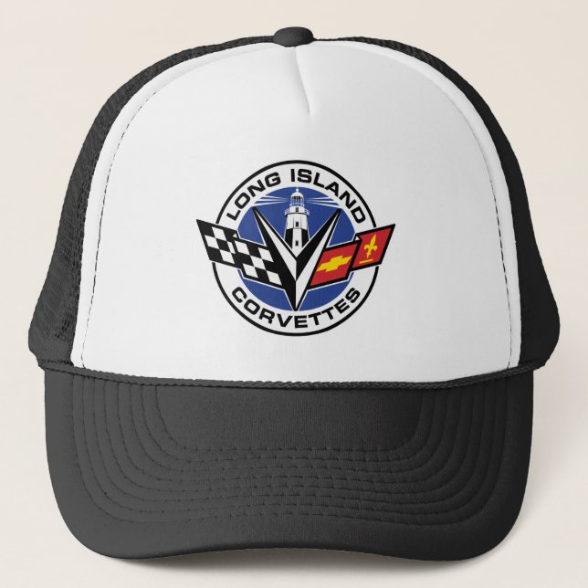 LIC© Vettes Car Club Logo Trucker Hat Truckerkappe (Vorderseite)