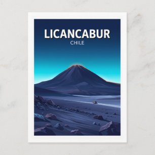 Licancabur-Vulkan, Atacama-Wüste, Chile Geschenk Postkarte