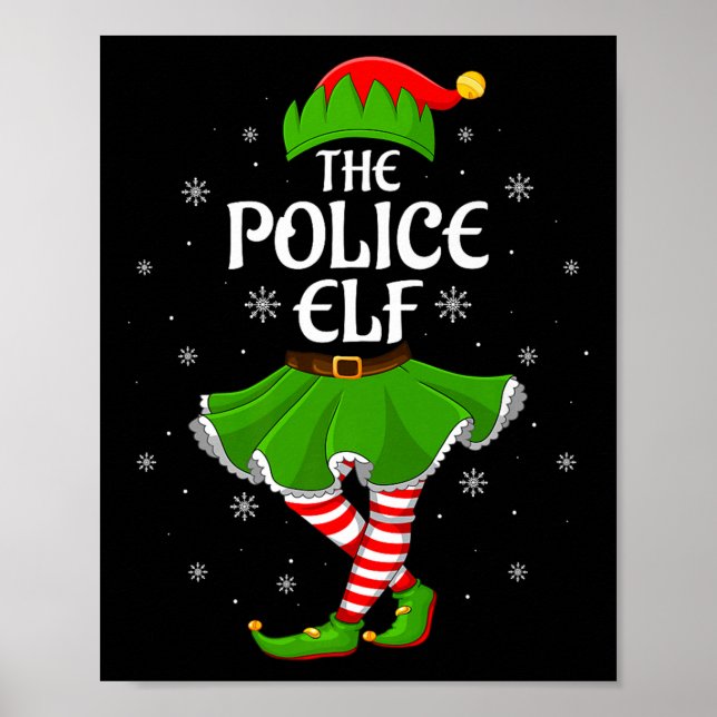 Lice Elf Christmas Family Girls Women Elf Squad Xm Poster (Vorne)