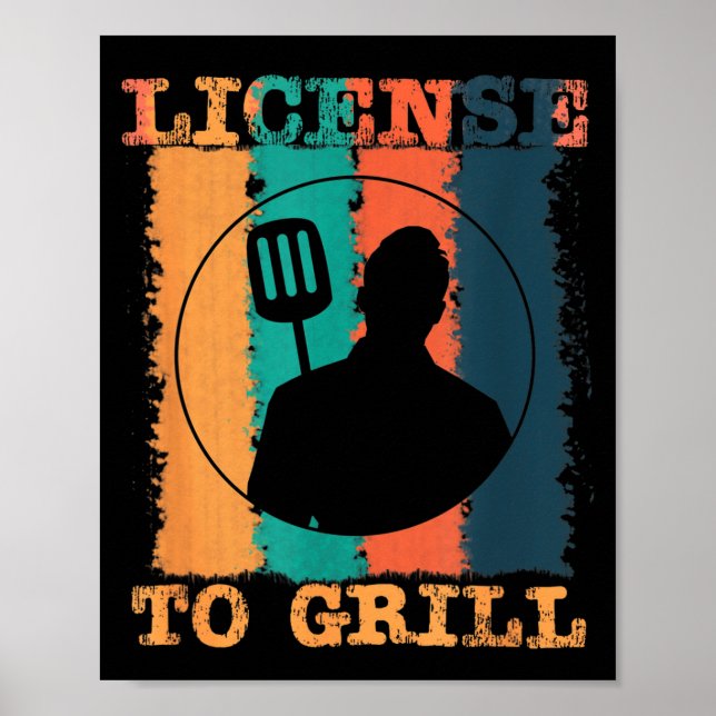 License To Grill Bbq Master  Poster (Vorne)