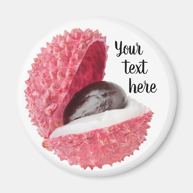 Lichee Frucht Magnet (Vorne)