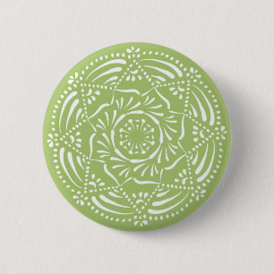 Lichen Mandala Button