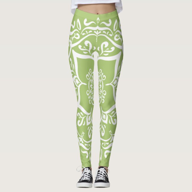 Lichen Mandala Leggings (Vorderseite)