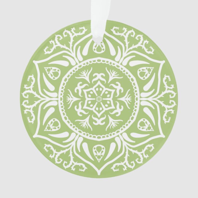 Lichen Mandala Ornament (Vorderseite)