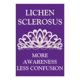Lichen Sclerosus "Mehr Bewusstsein, weniger Verwir Poster