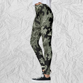 Lichen von Ernst Haeckel, Pflanze für Vintage Natu Leggings