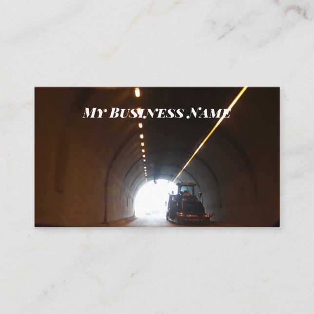 Licht am Ende der Tunnelbetriebskarten Visitenkarte (Vorderseite)