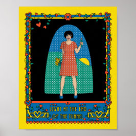 Licht am Ende des Tunnels_B_8x10-Posters Poster