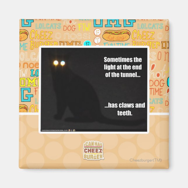 Licht am Ende des Tunnels Magnet (Vorne)