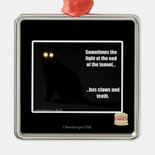 Licht am Ende des Tunnels Ornament Aus Metall