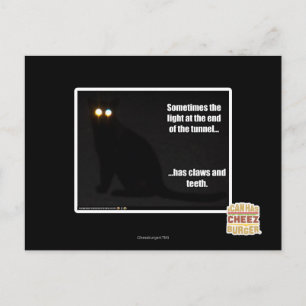 Licht am Ende des Tunnels Postkarte