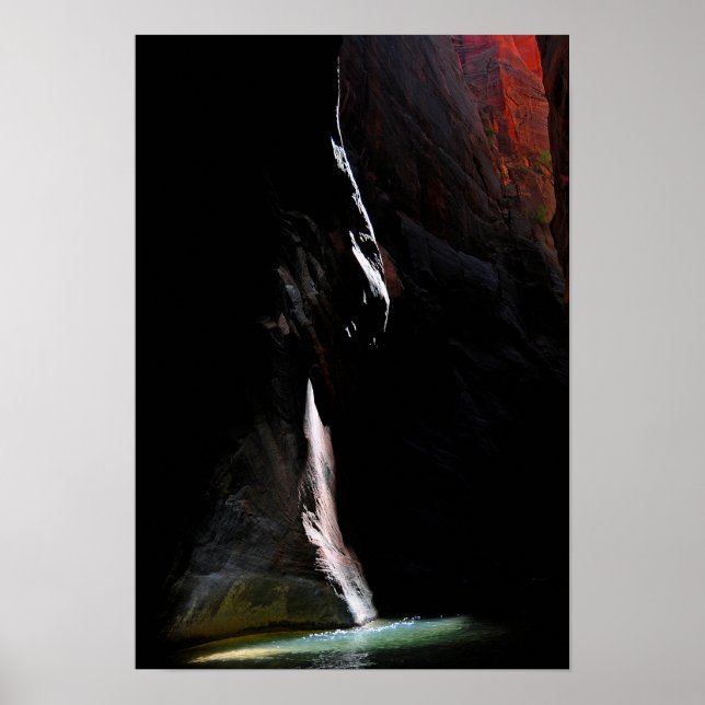 Licht auf dem Wasser Poster (Vorne)