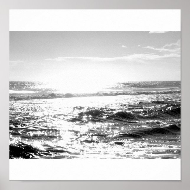 Licht auf Wasser Poster (Vorne)