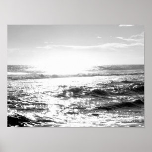 Licht auf Wasser Poster