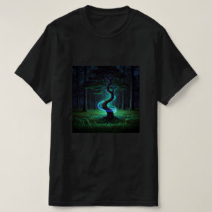 Licht aus einem gefleckten Baum T-Shirt