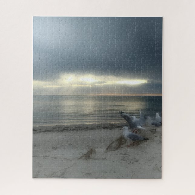 "Licht, das durch die Dunkelheit scheint" Fotograf Puzzle (Vertikal)