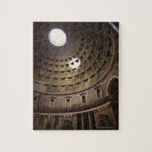 Licht, das herein durch oculus im Pantheon glänzt Puzzle