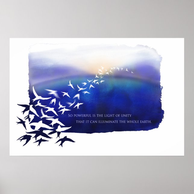 Licht der Einheit Poster (Vorne)