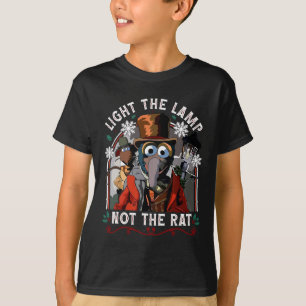 Licht der Lampe nicht die Ratte Weihnachten T-Shirt
