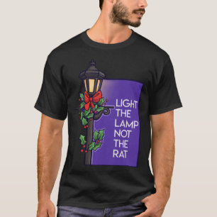 Licht der Lampe nicht die Ratte Weihnachten T-Shirt