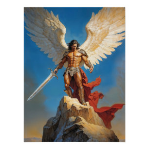 Licht der sieben Himmel Erzengel Michael Poster