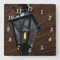 Licht der Uhr der Wand