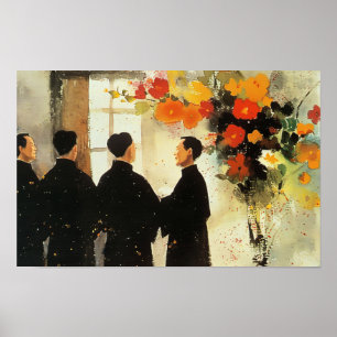 Licht durch das Fenster Poster