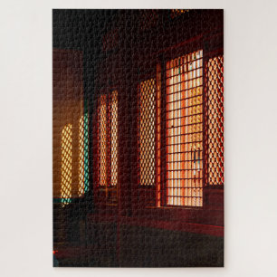 Licht durch Fenster des Mesh Puzzle