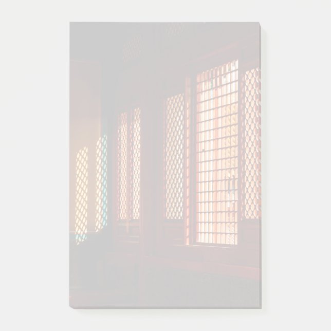 Licht durch Mesh-Fensteröffnungen Post-it Klebezettel (Vorderseite)