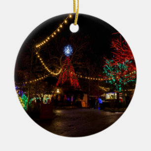 Licht für Weihnachten Keramik Ornament