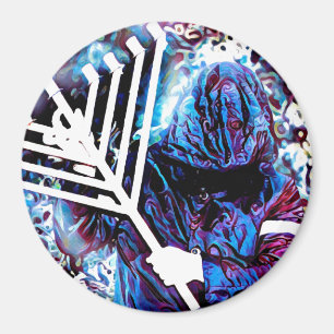 Licht gegen Dunkelheit Magnet