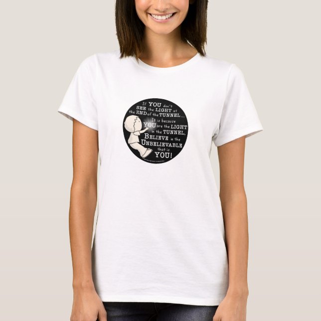 Licht im Tunnel T-Shirt (Vorderseite)