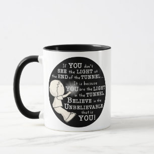 Licht im Tunnel Tasse