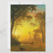 Licht im Wald (von Albert Bierstadt)
