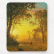 Licht im Wald (von Albert Bierstadt)