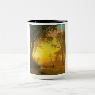 Licht im Wald (von Albert Bierstadt) Tasse