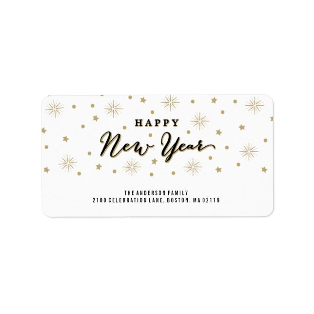 Licht in den Himmel | Bezeichnung der Ferienadress Adressaufkleber (Vorne)