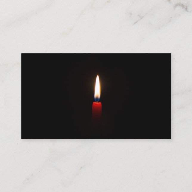 Licht in der Dunkelheit Visitenkarte (Vorderseite)