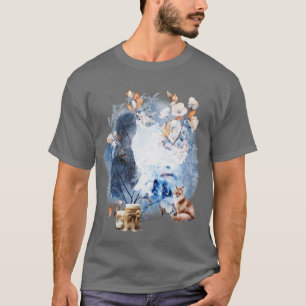 Licht in der dunklen Wintersonnenwende-Magie T-Shirt