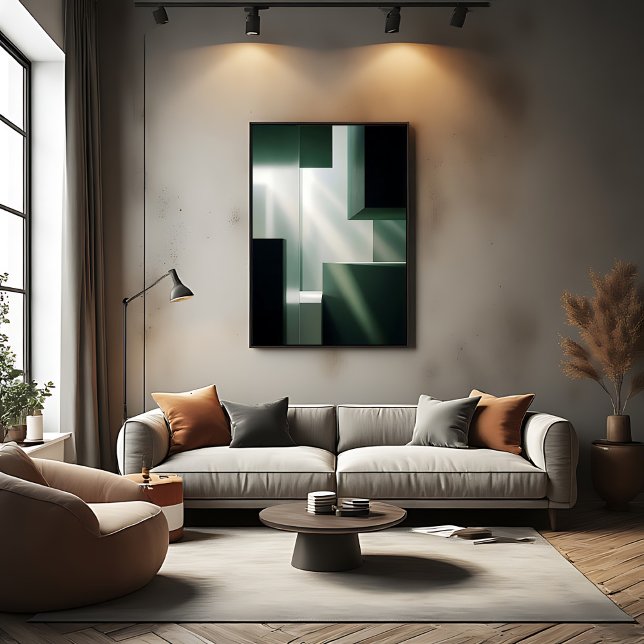 Licht in der Geometrie Leinwanddruck (Von Creator hochgeladen)