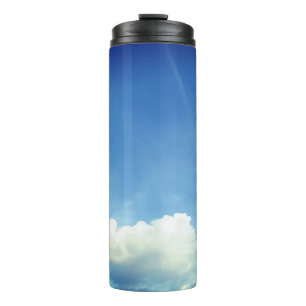 Licht in der Wolke Thermosbecher