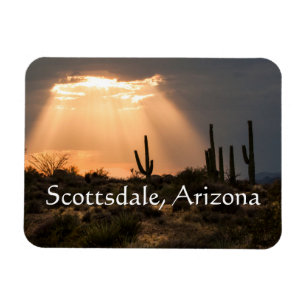 Licht in der Wüste Scottsdale, Arizona Magnet
