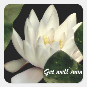 Licht innen quadratischer aufkleber