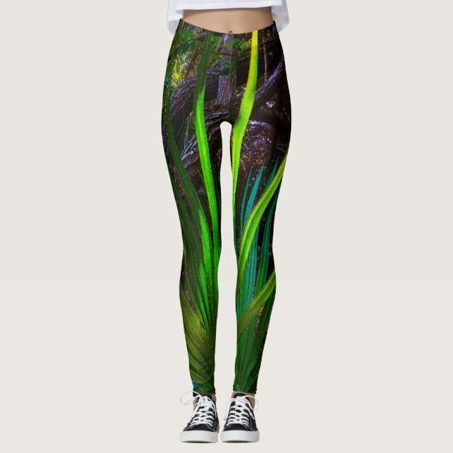 Licht kommt in den Wald. Leggings (Vorderseite)