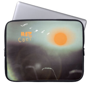 Licht - Luz - Svet - Icy Orange Winter Sun Laptopschutzhülle