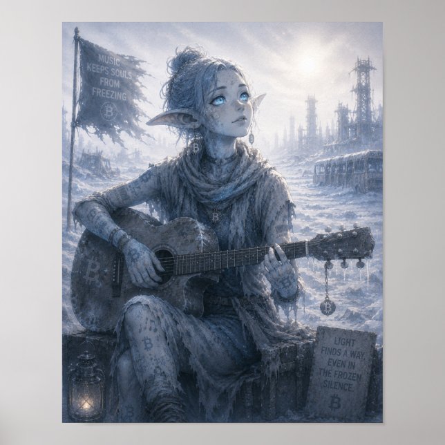 Licht / Musiker / Eisige Einöde Poster (Vorne)