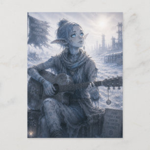 Licht / Musiker / Eisige Einöde Postkarte
