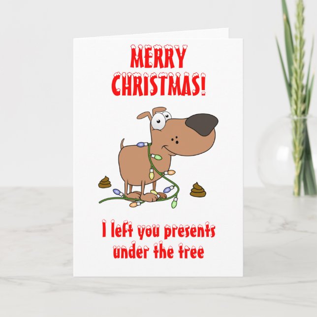 Licht & Poor Feiertagskarte (Vorderseite)